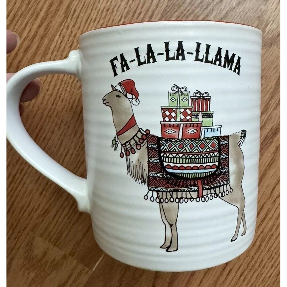 FA-LA-LA-LLAMA Spectrum Designz Mug Coffeeβ Christmas Holiday